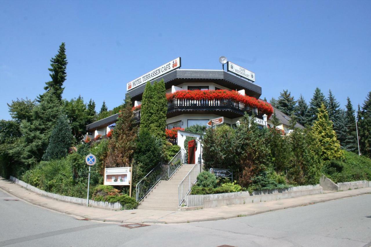 Themen Hotel Terrassen Cafe Bad Münder am Deister Екстериор снимка